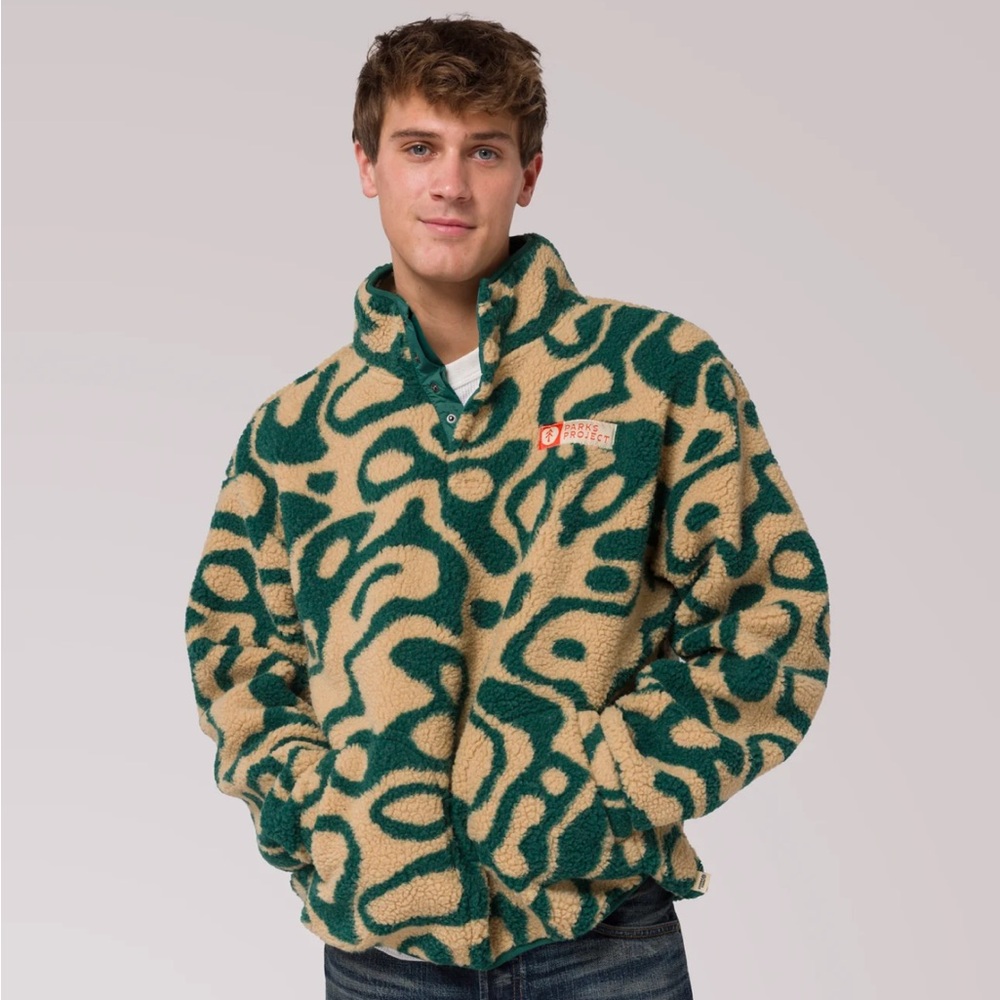 Parks Projects Yellowstone Geysers Trail High Pile Fleece Sweatshirt Sold out